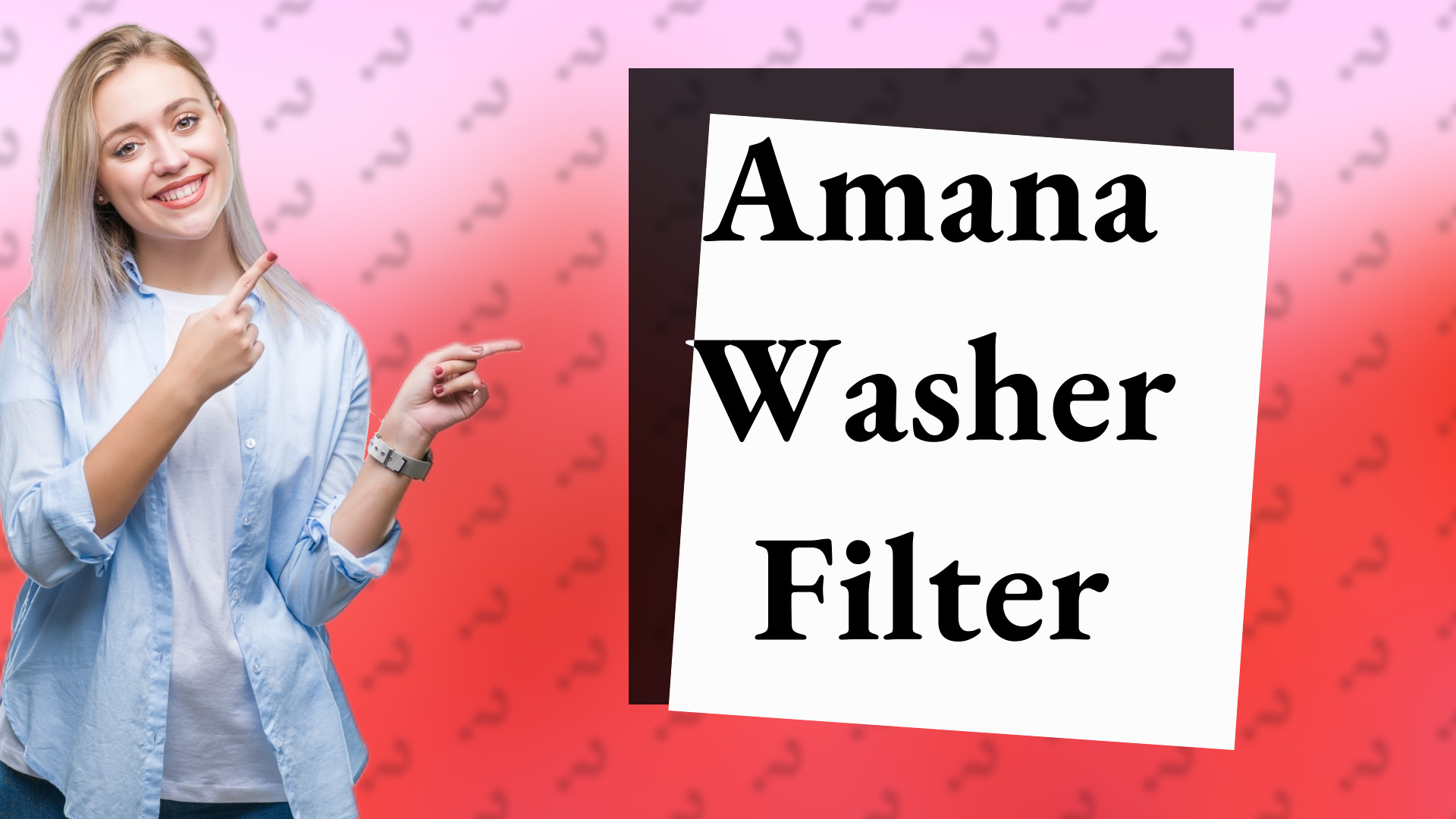 Amana Washer Filter