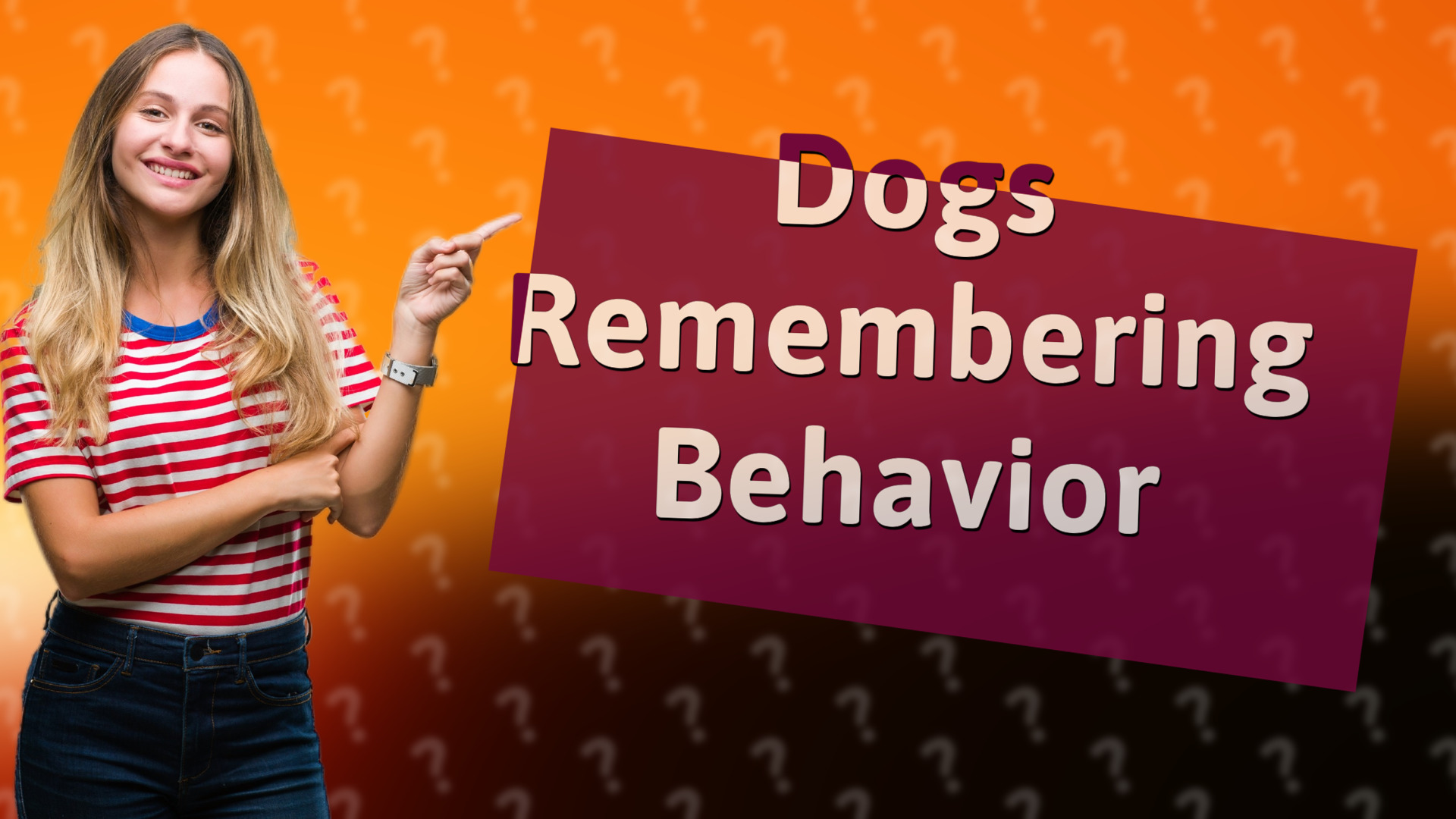 Dogs Remembering Behavior