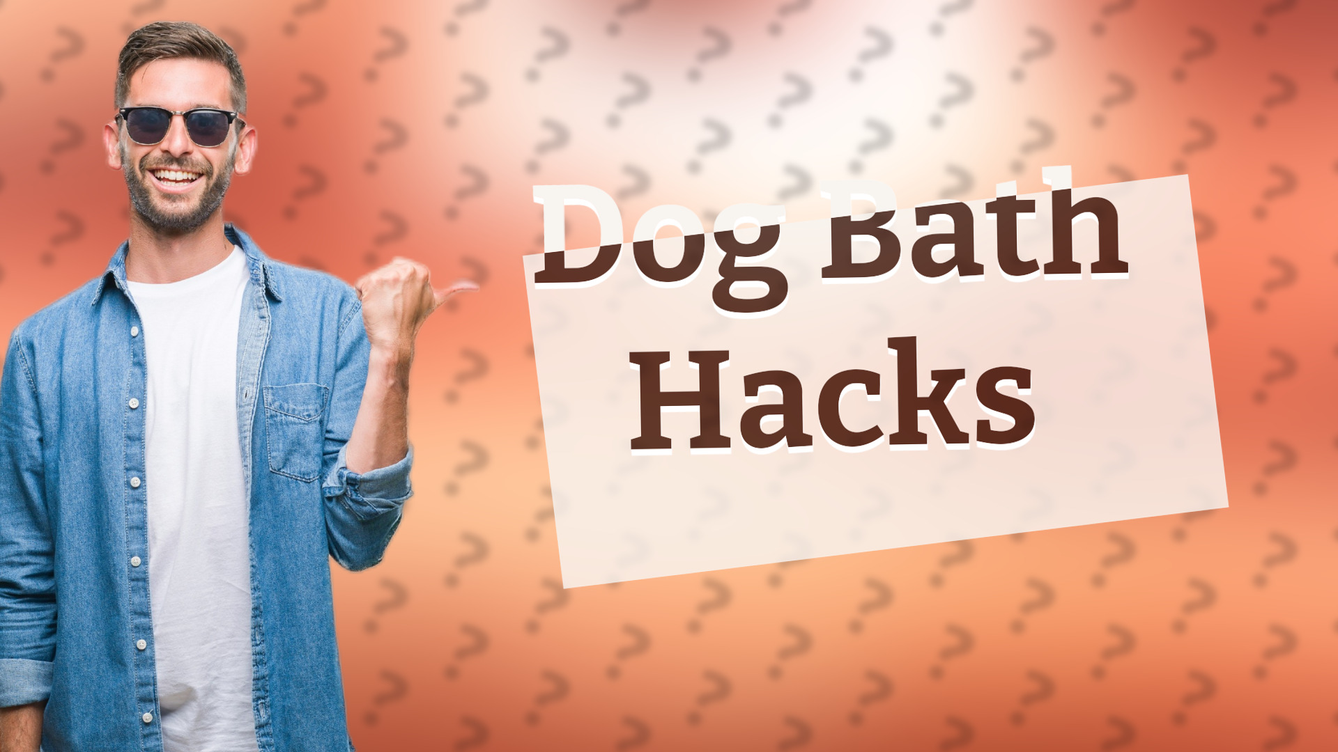 Dog Bath Hacks