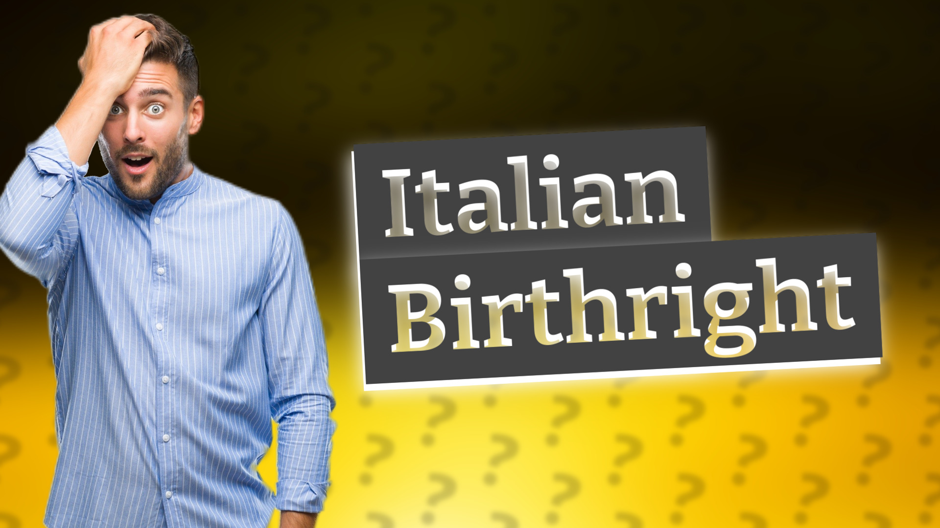 Italian Birthright