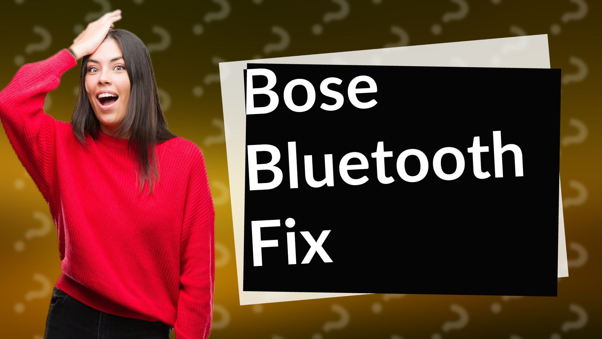Bose Bluetooth Fix