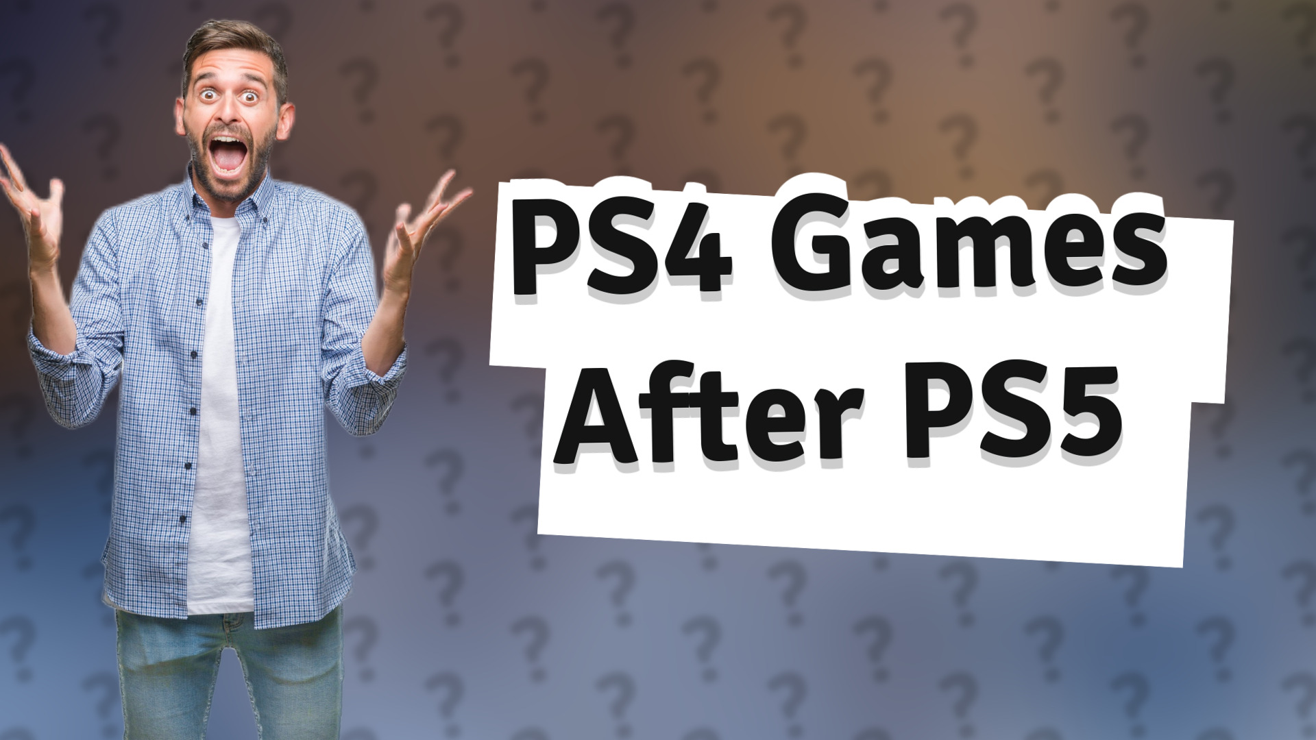 PS4 Games After PS5