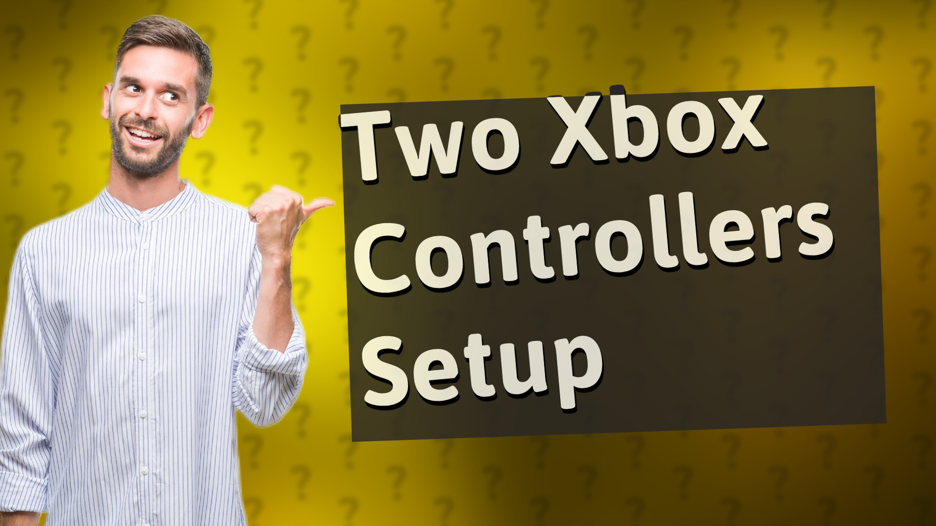 Two Xbox Controllers Setup