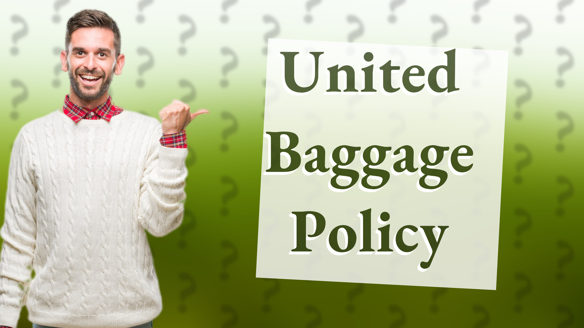 United Baggage Policy