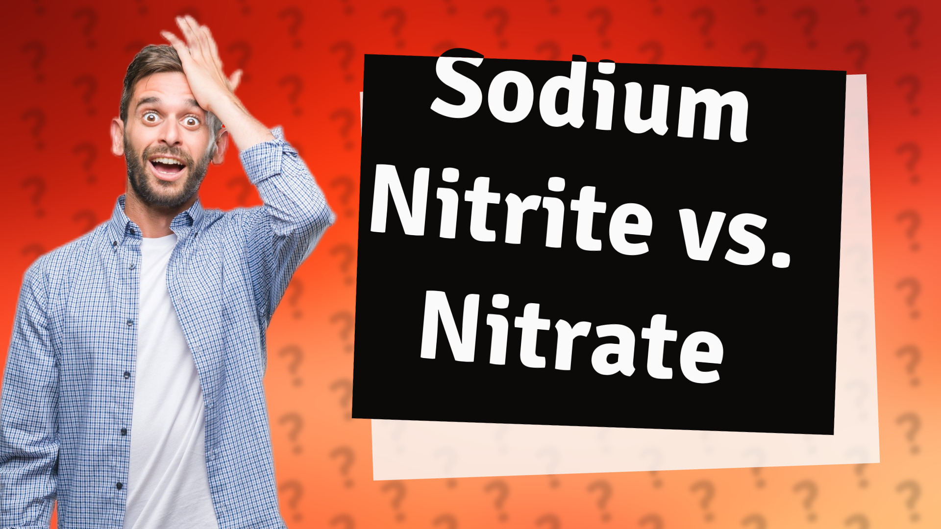 Sodium Nitrite vs. Nitrate