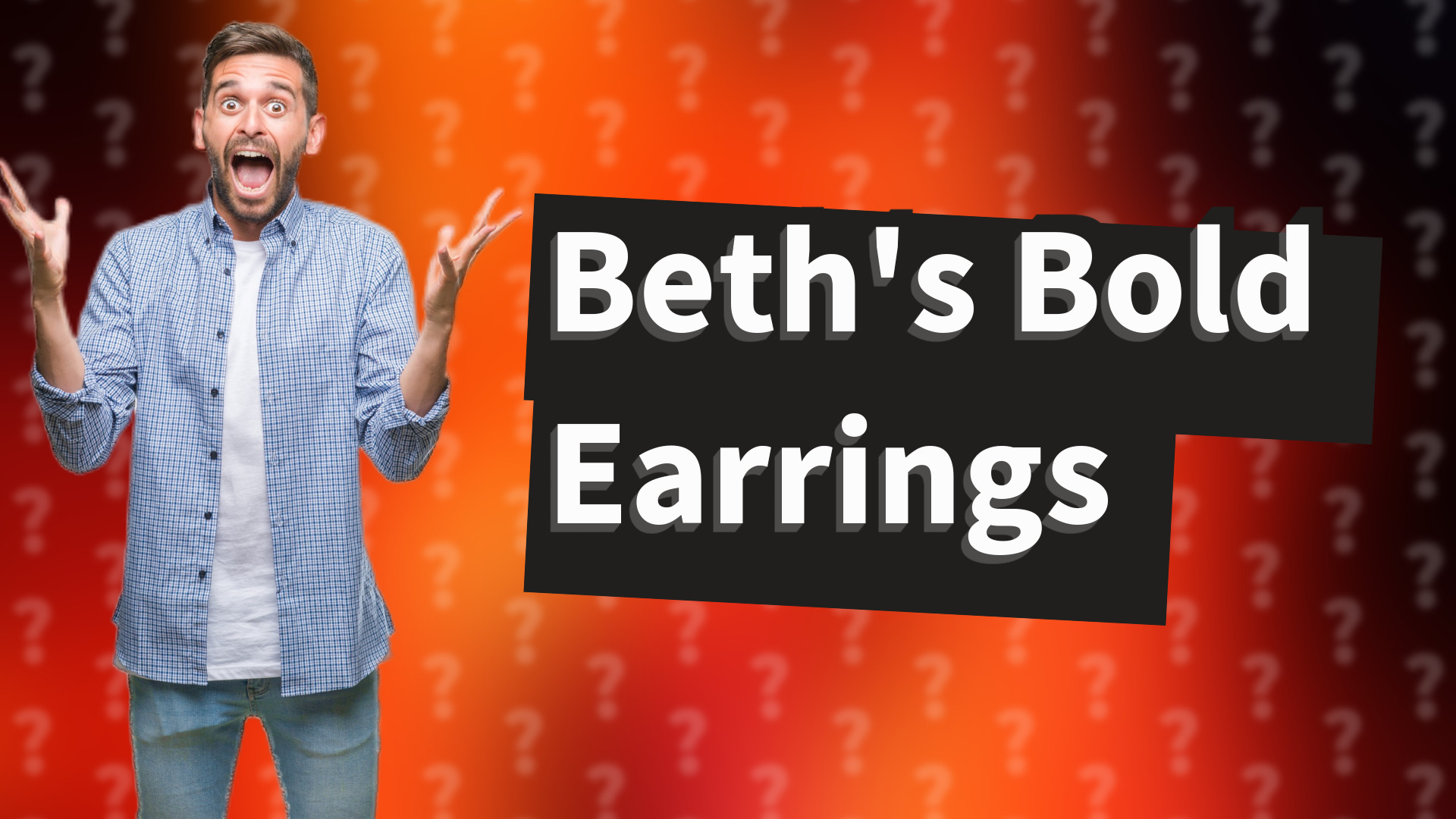 Beth's Bold Earrings