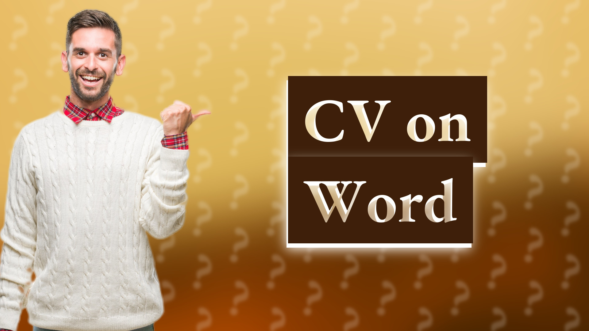 CV on Word