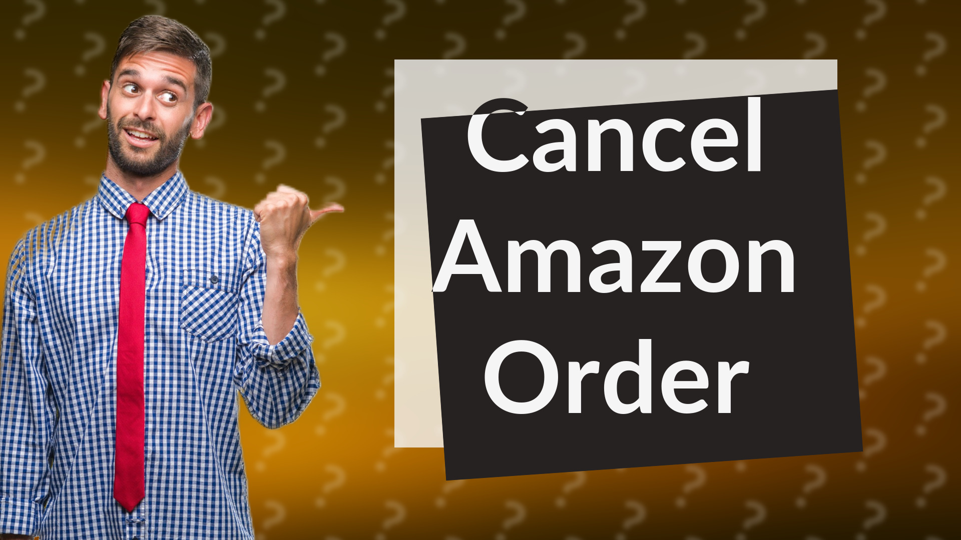 Cancel Amazon Order