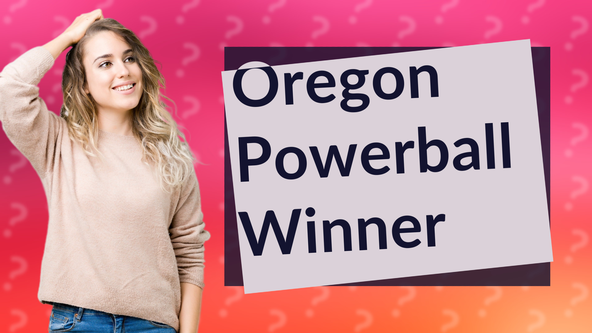 Oregon Powerball Winner