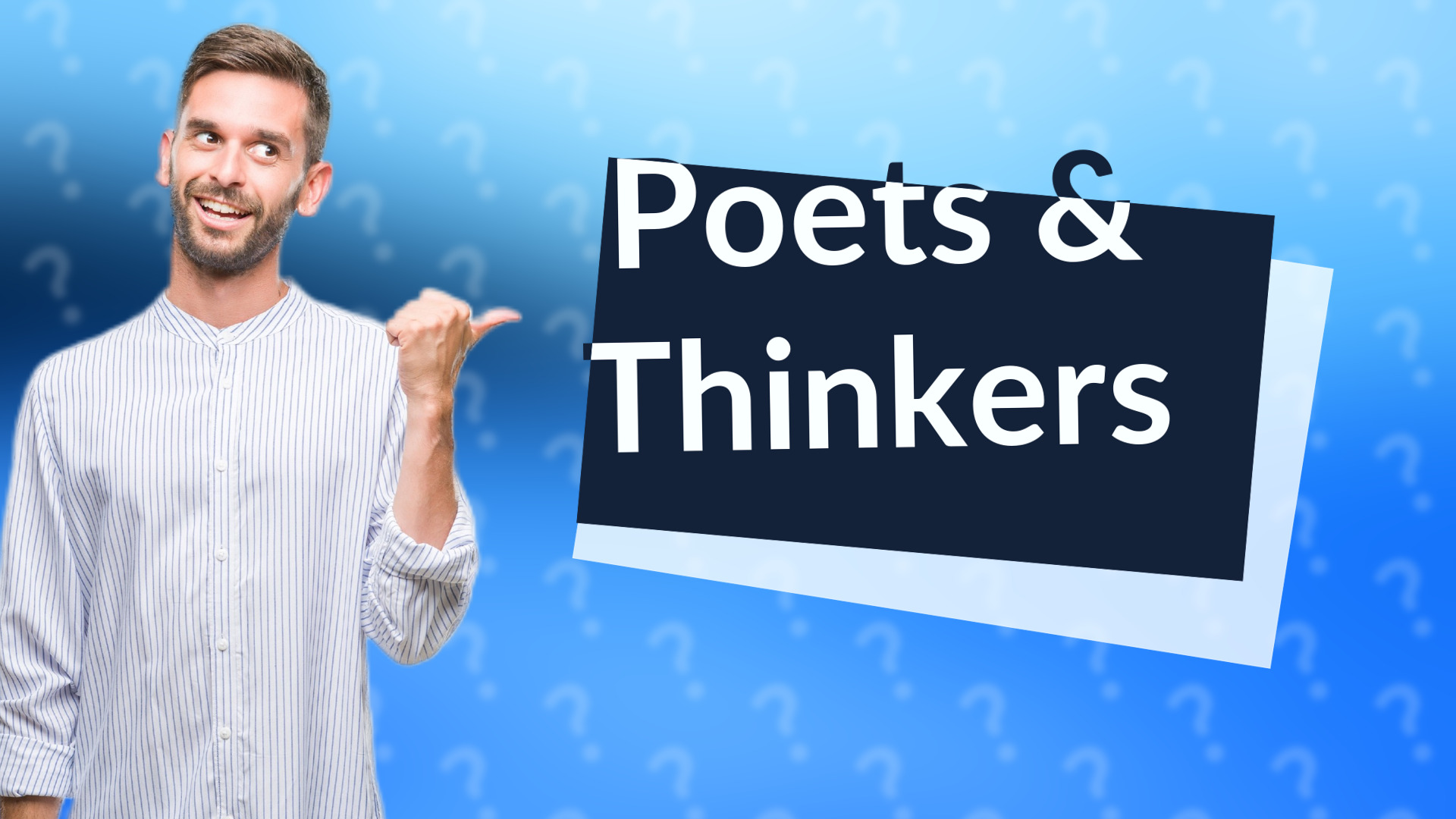 Poets & Thinkers