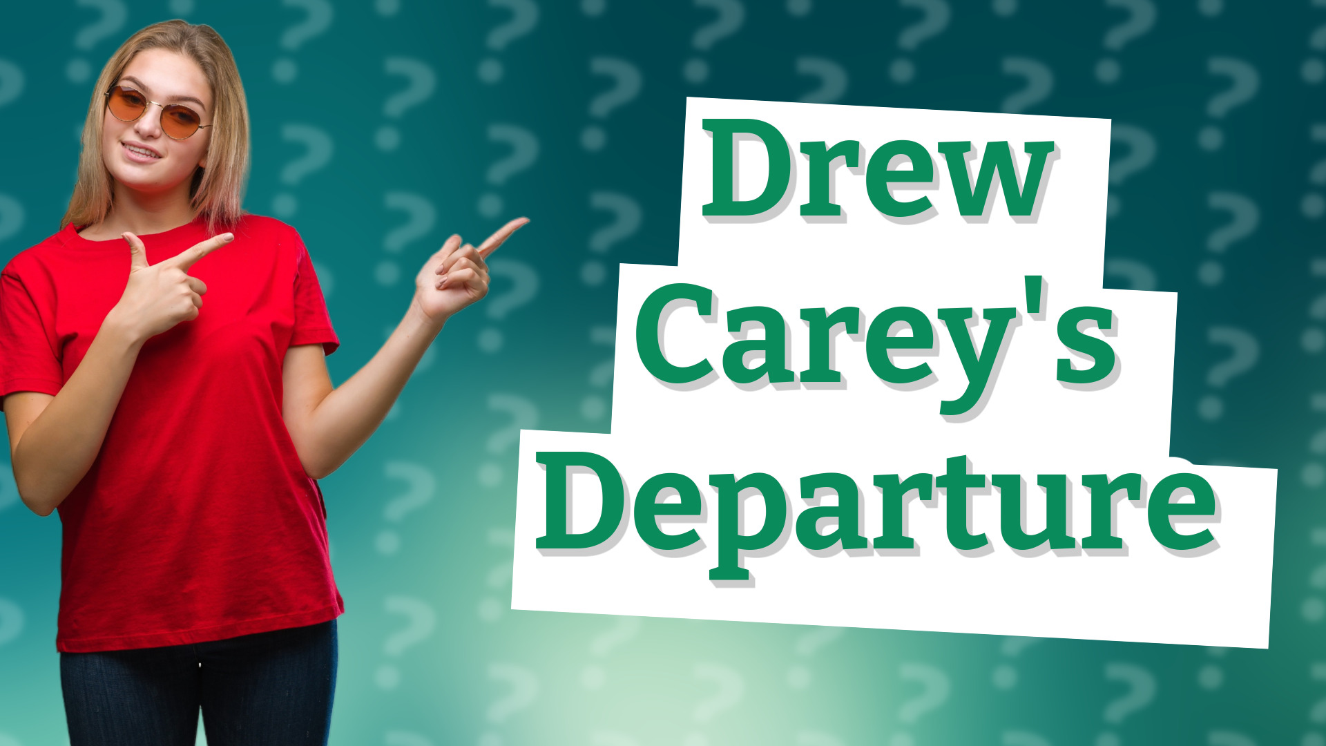 Drew Carey's Departure