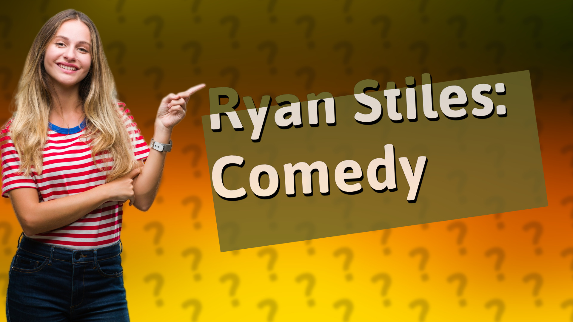 Ryan Stiles: Comedy
