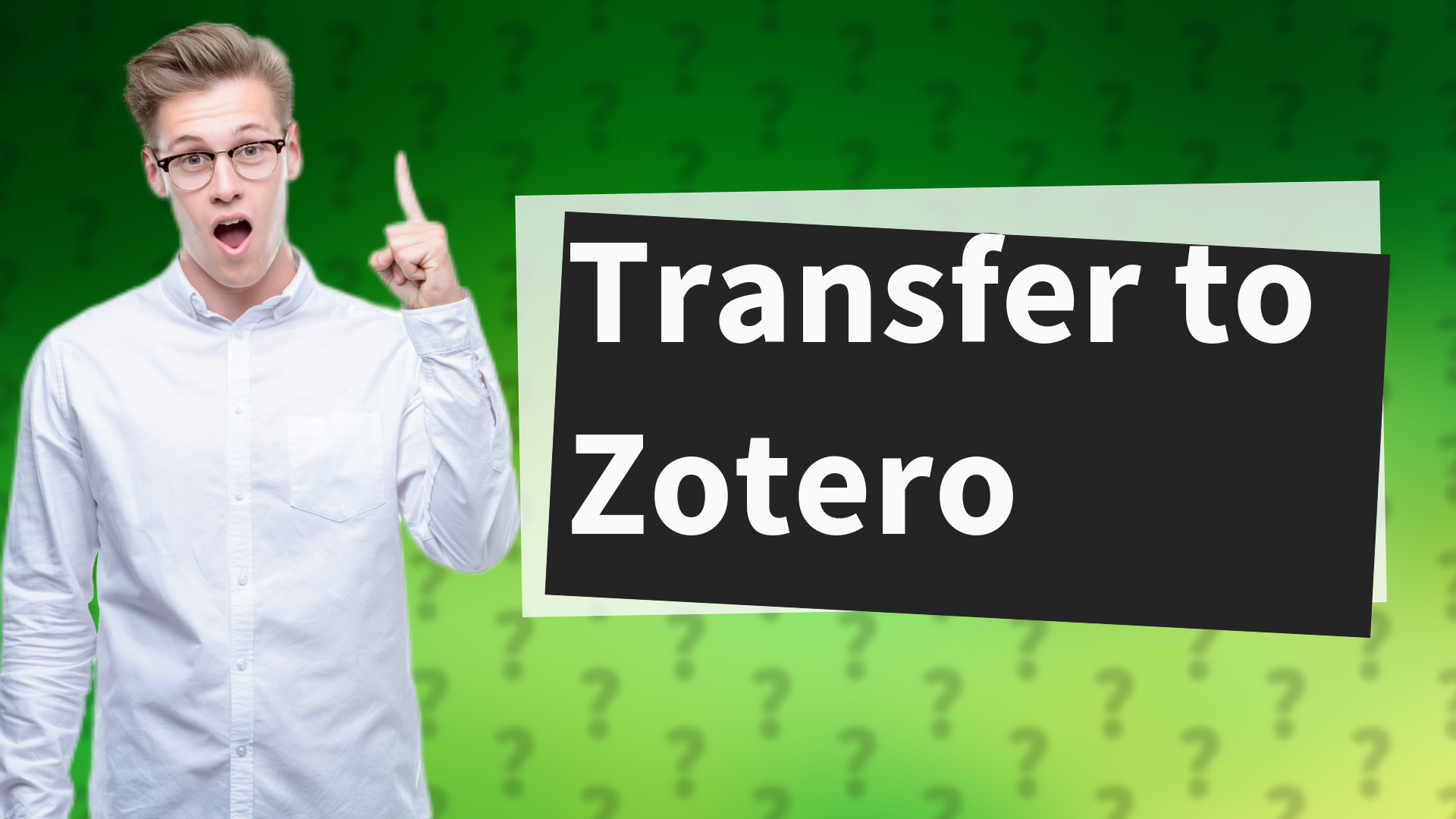 Transfer to Zotero