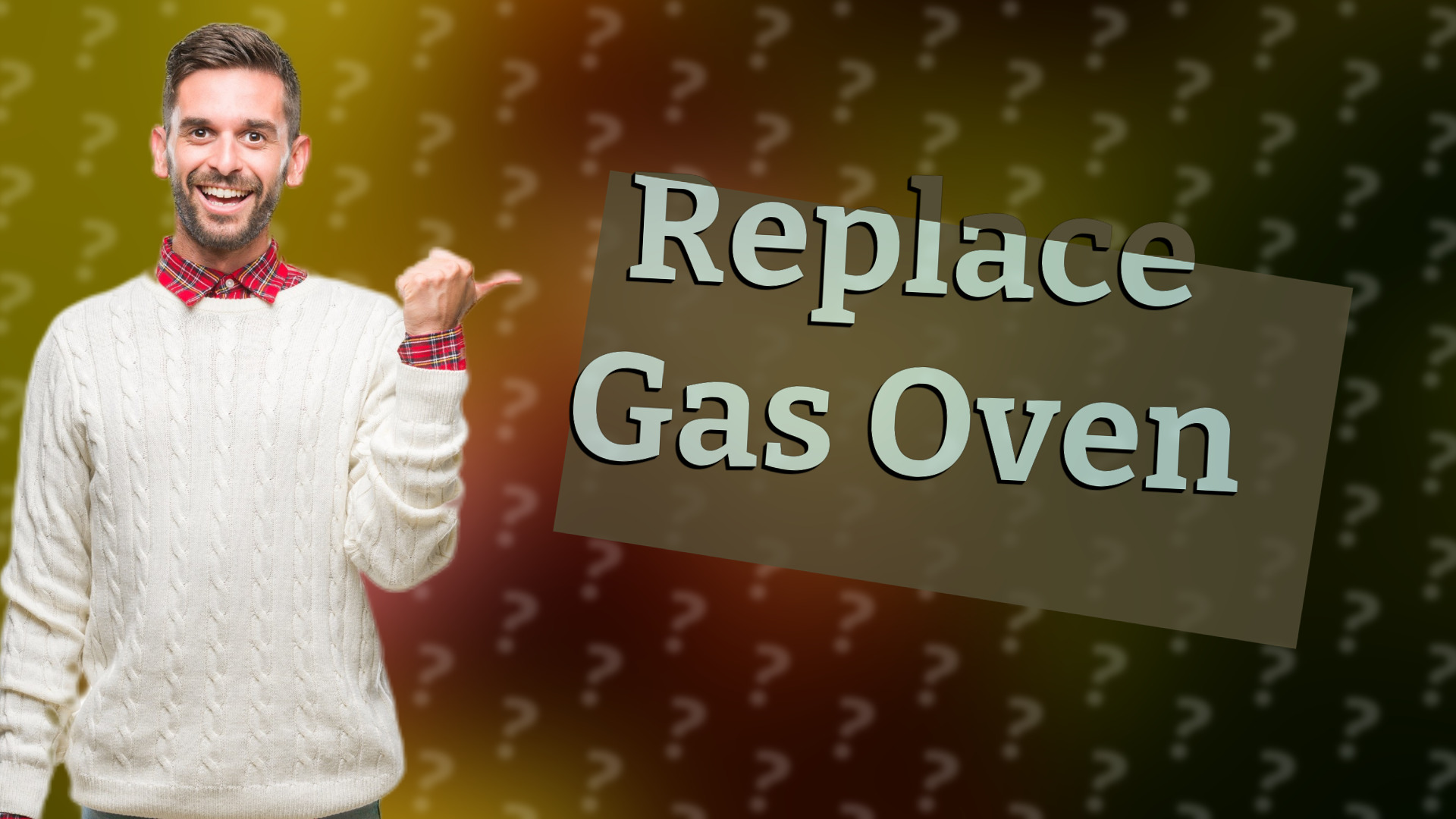 Replace Gas Oven
