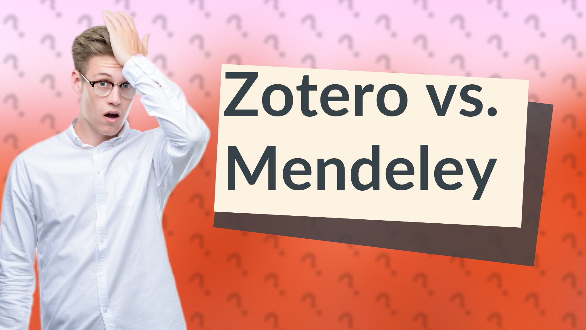Zotero vs. Mendeley