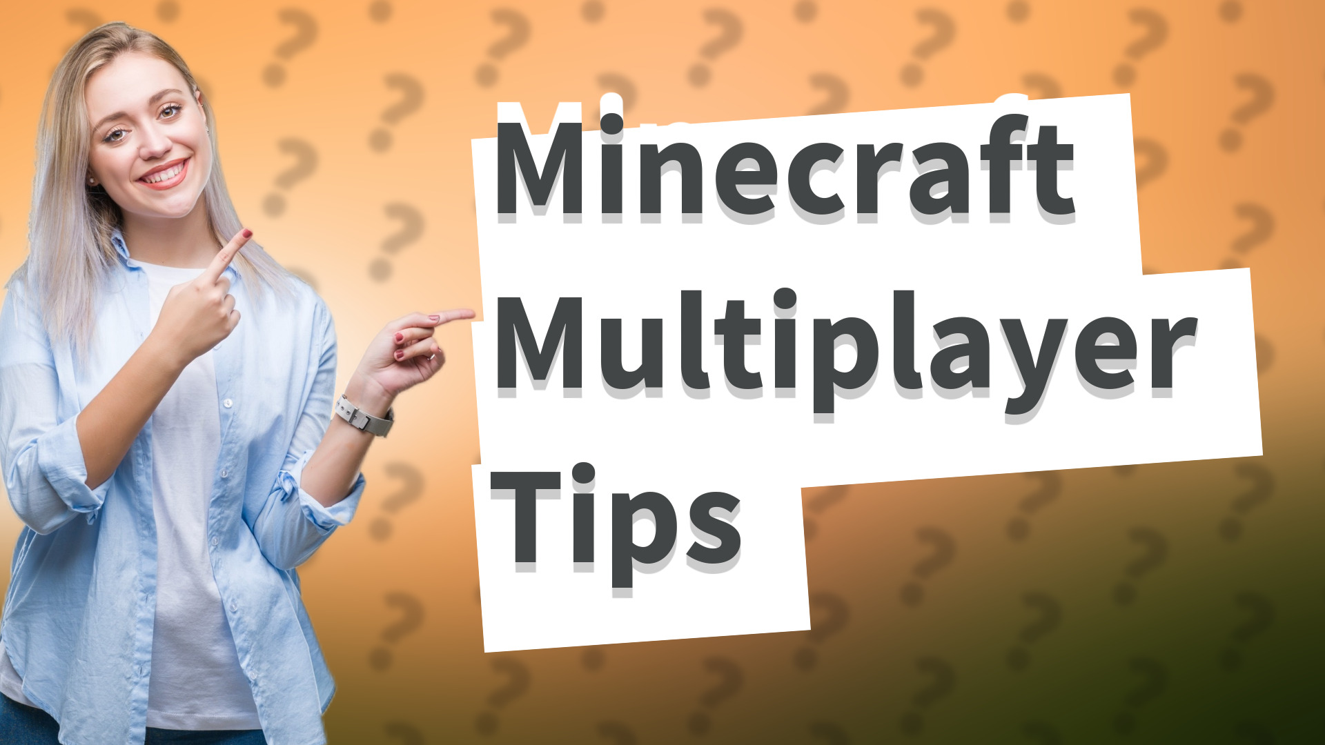 Minecraft Multiplayer Tips
