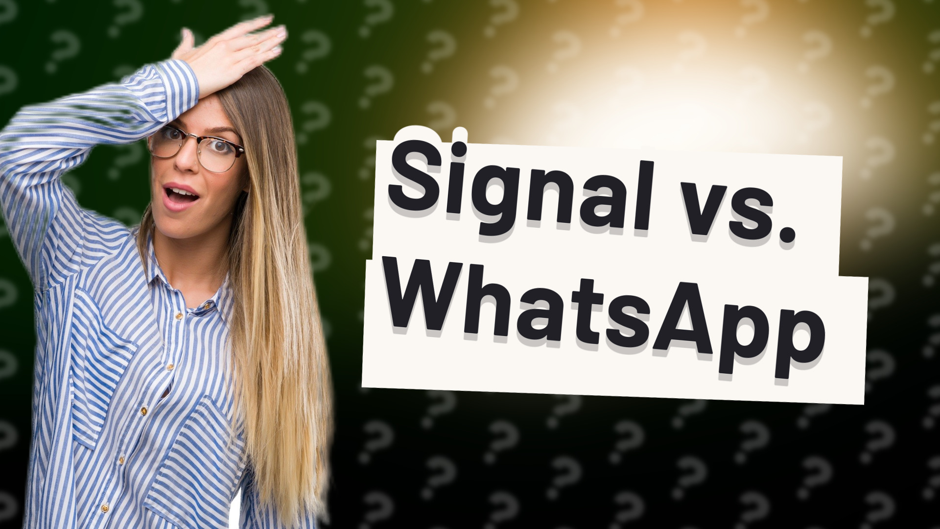 Signal vs. WhatsApp