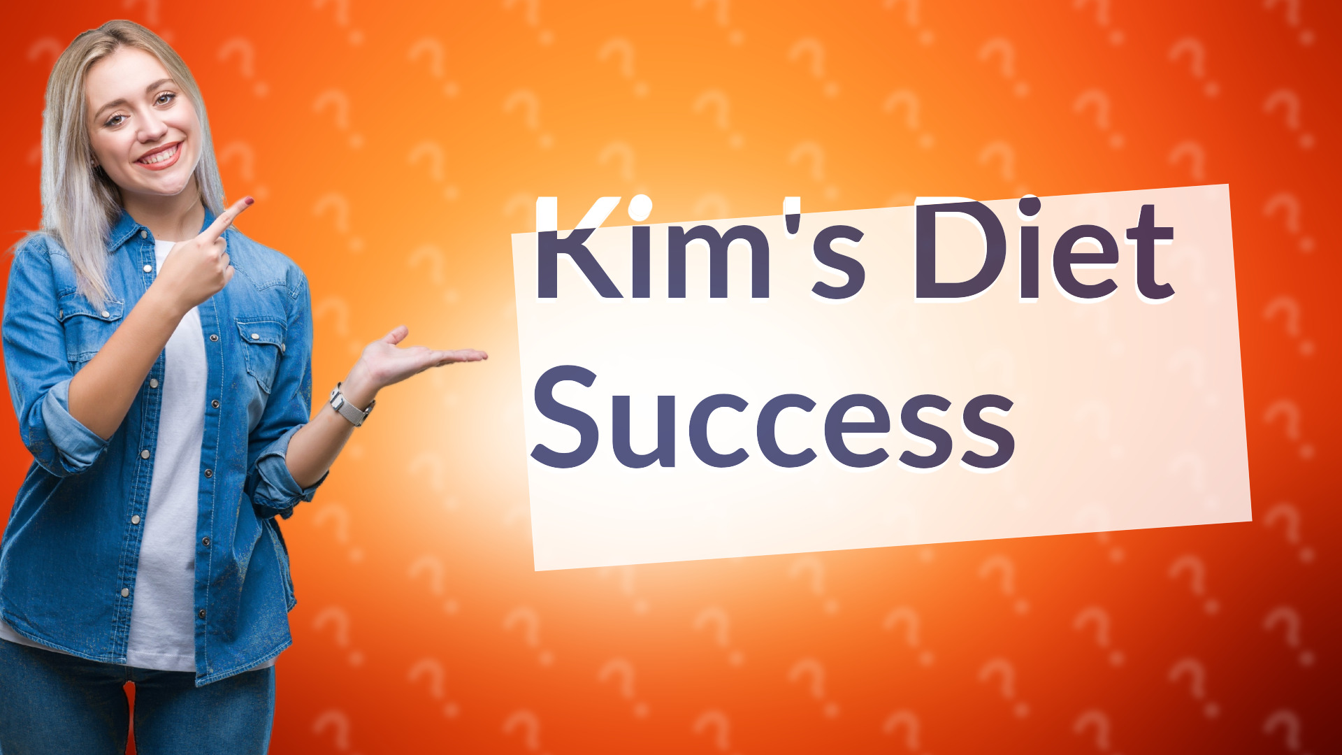 Kim's Diet Success