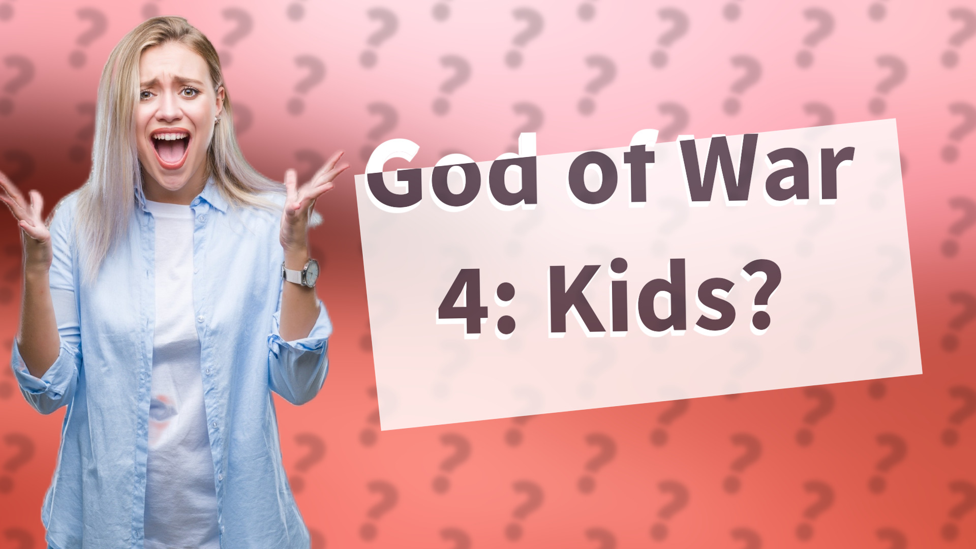 God of War 4: Kids?