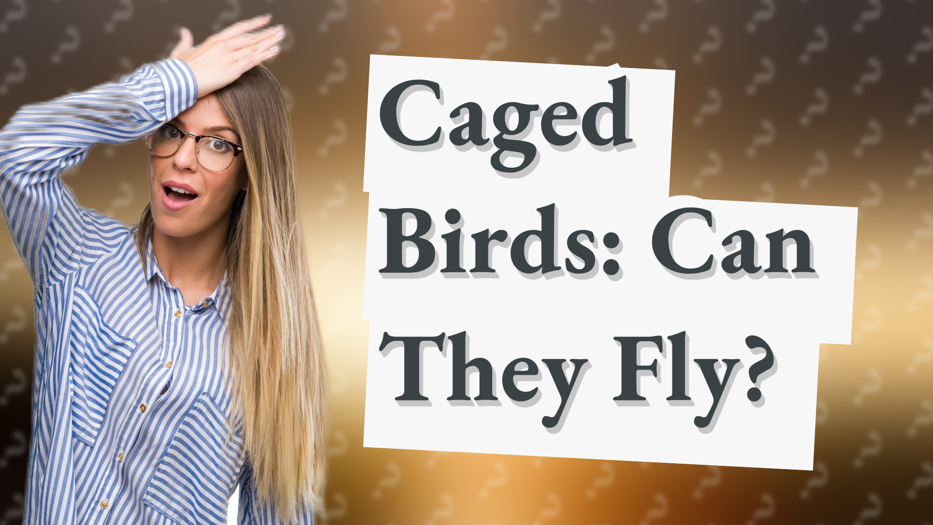 Caged Birds: Can They Fly?