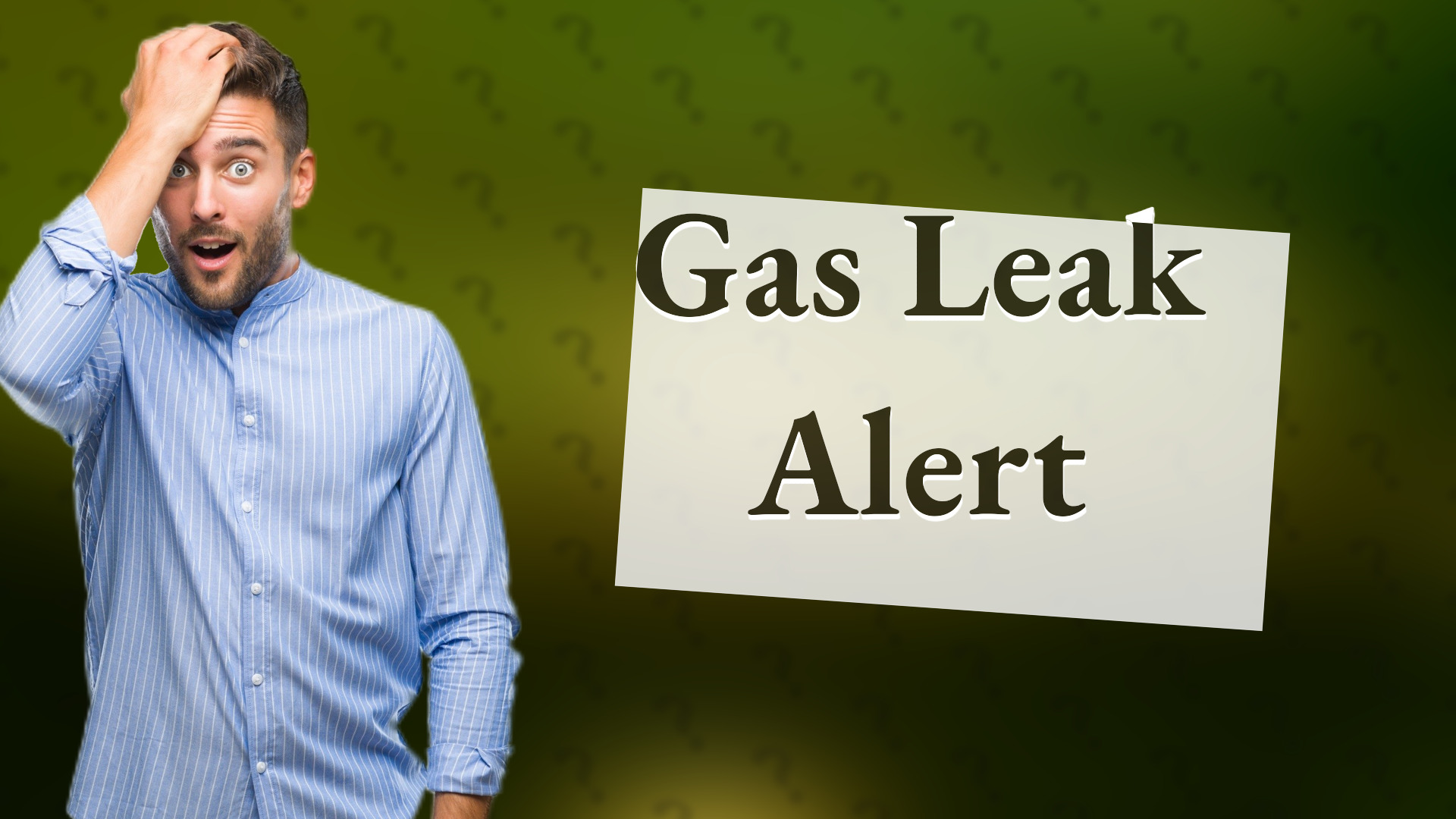 Gas Leak Alert
