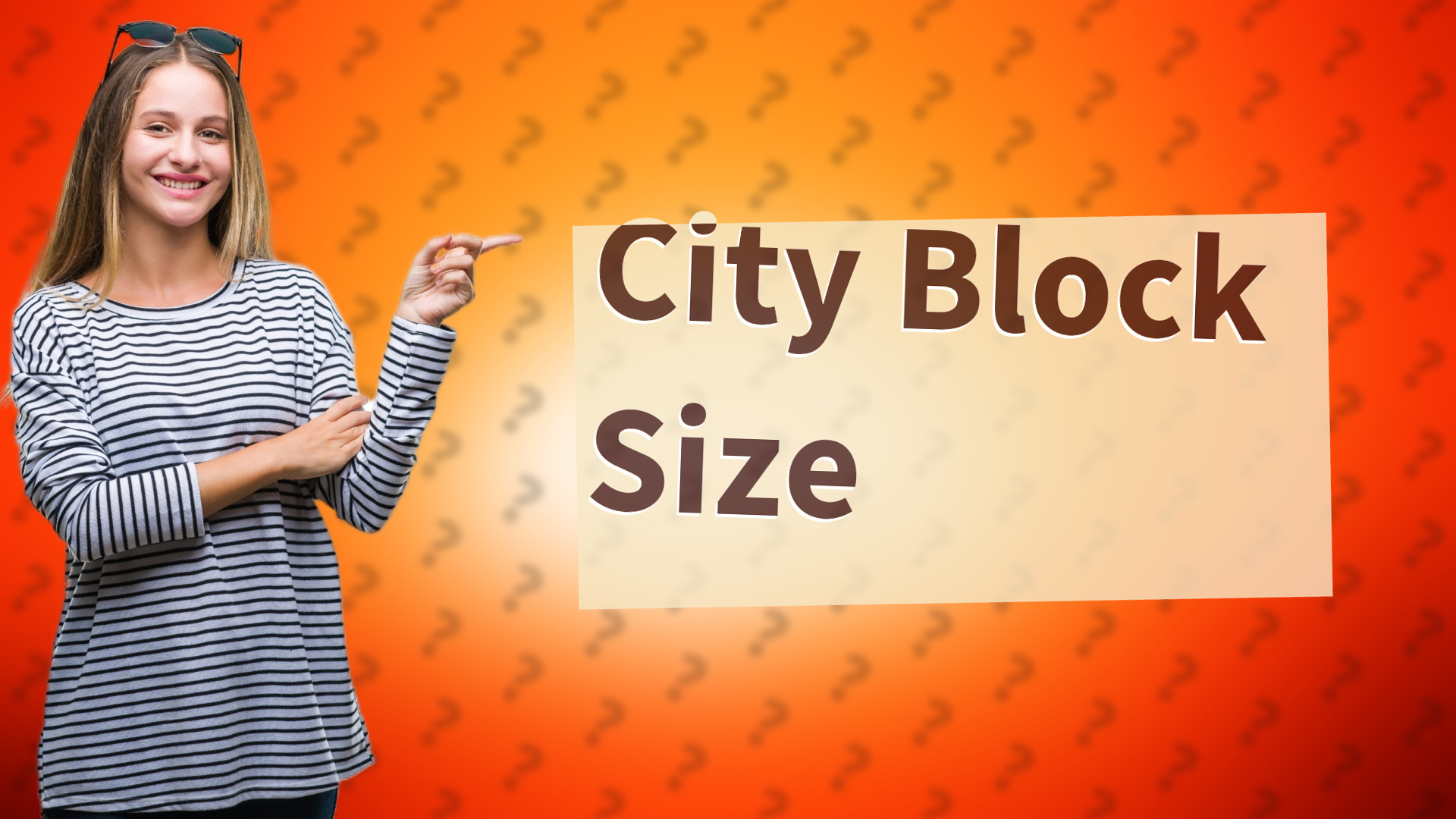 City Block Size