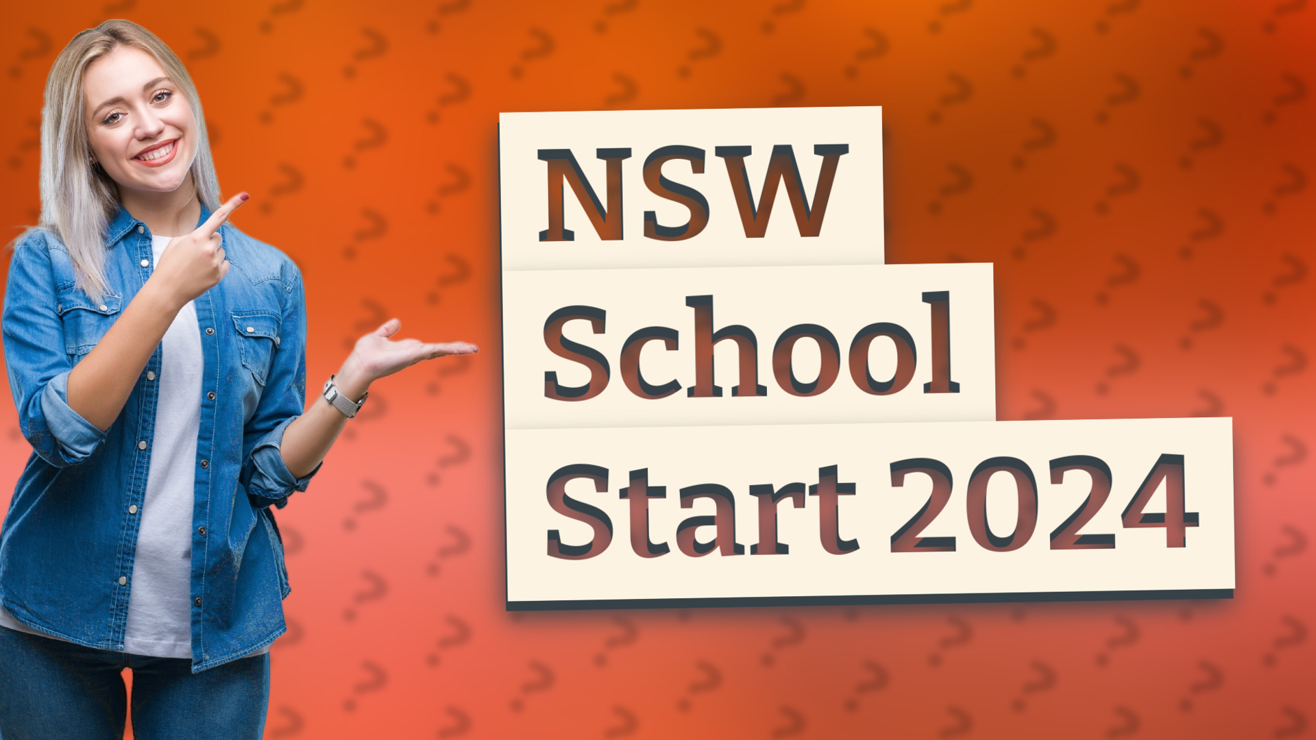 NSW School Start 2024