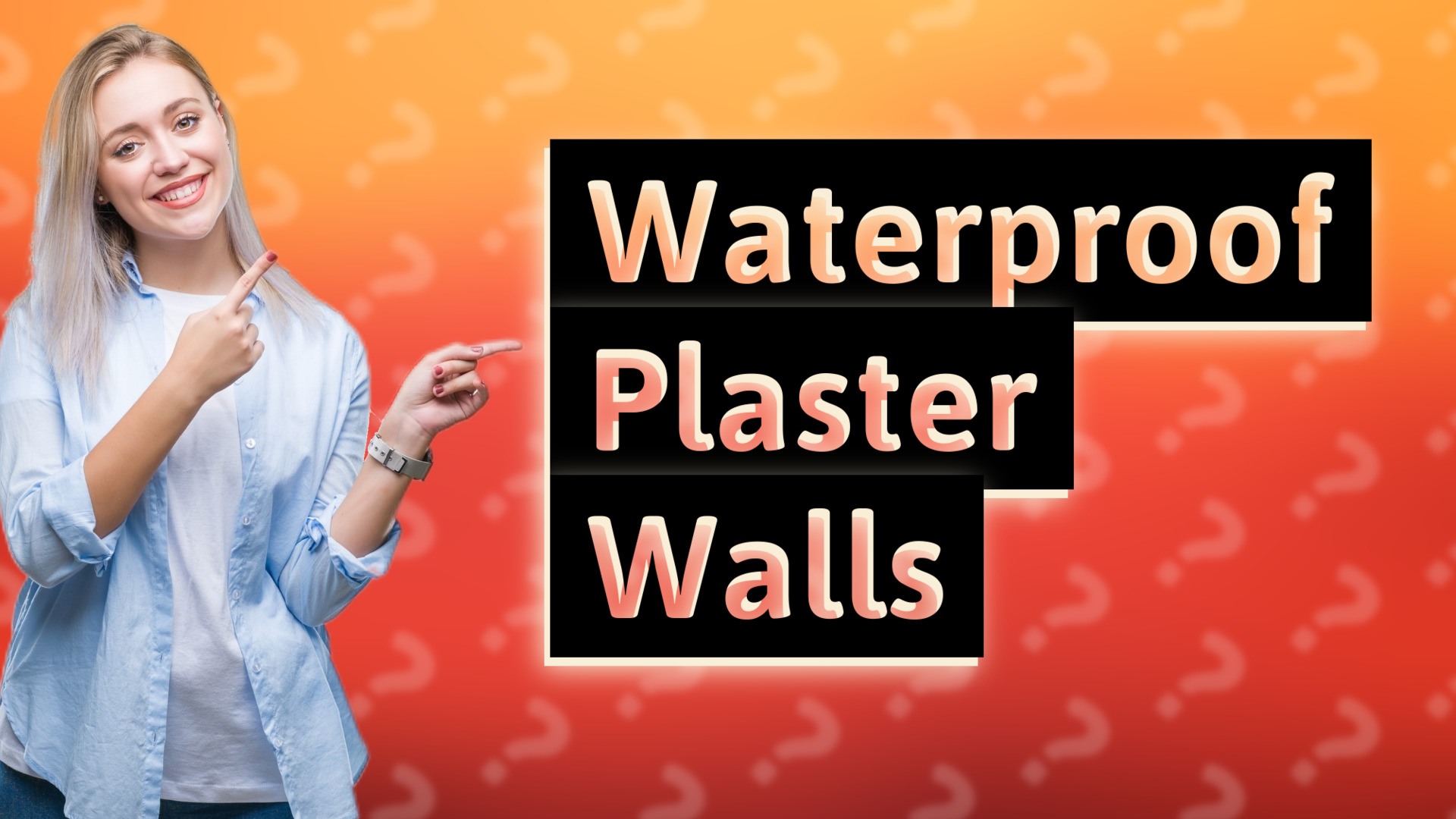 Waterproof Plaster Walls