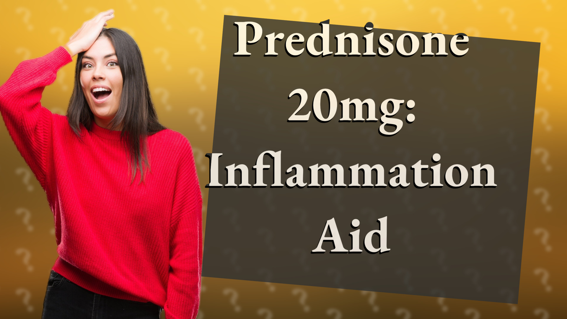 Prednisone 20mg: Inflammation Aid
