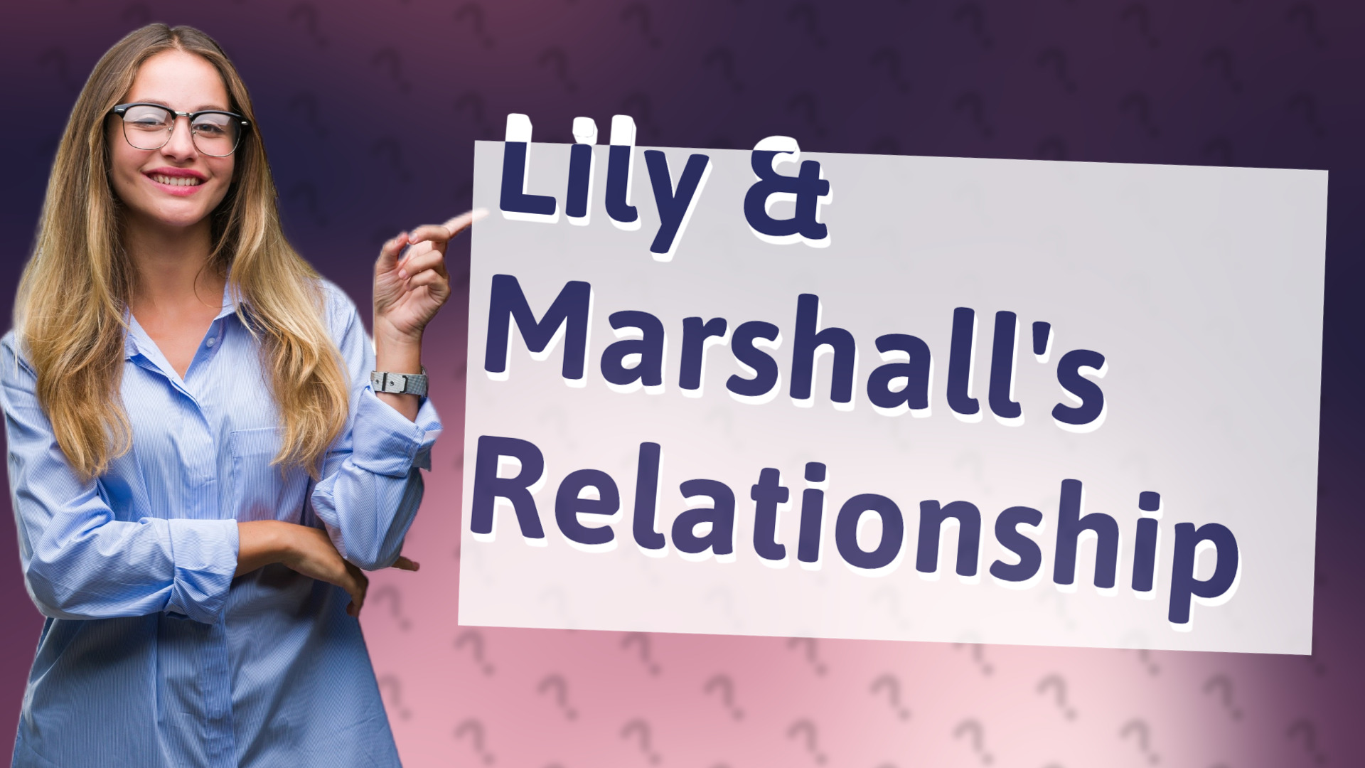 Lily & Marshall's Relationship