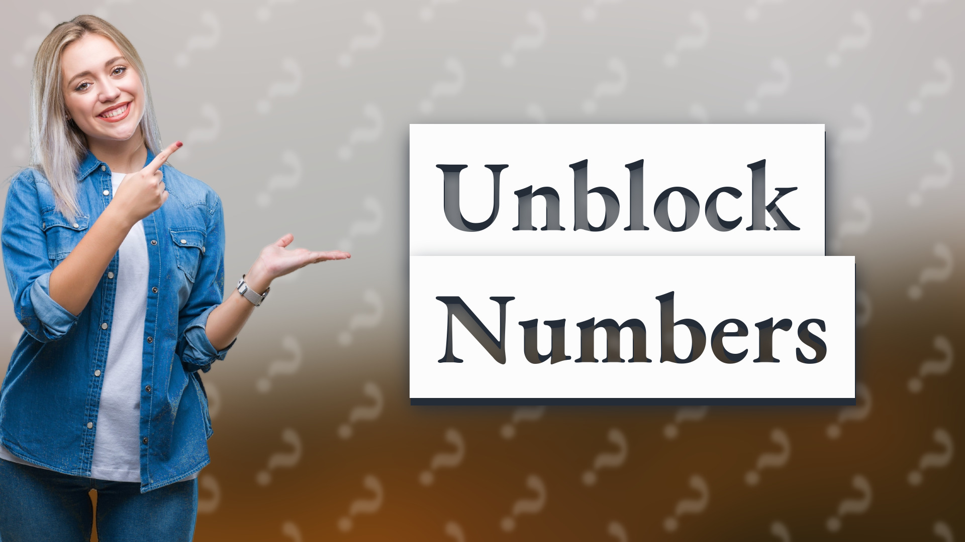 Unblock Numbers
