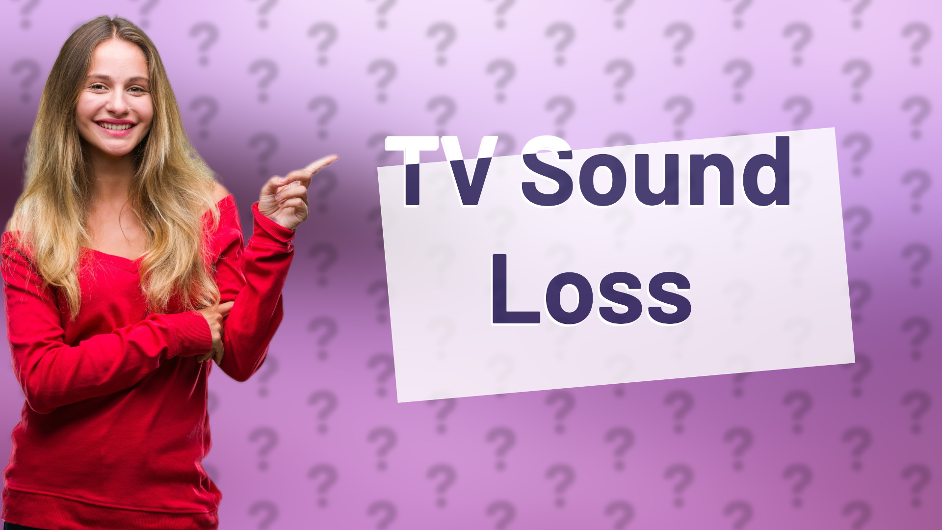 TV Sound Loss