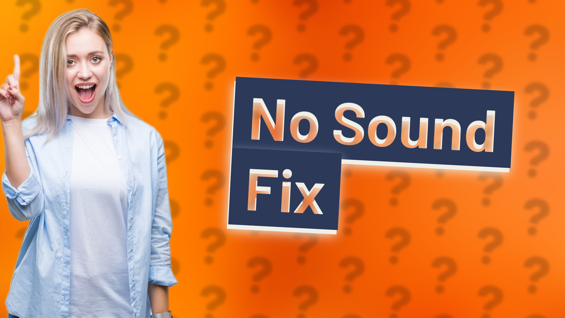No Sound Fix
