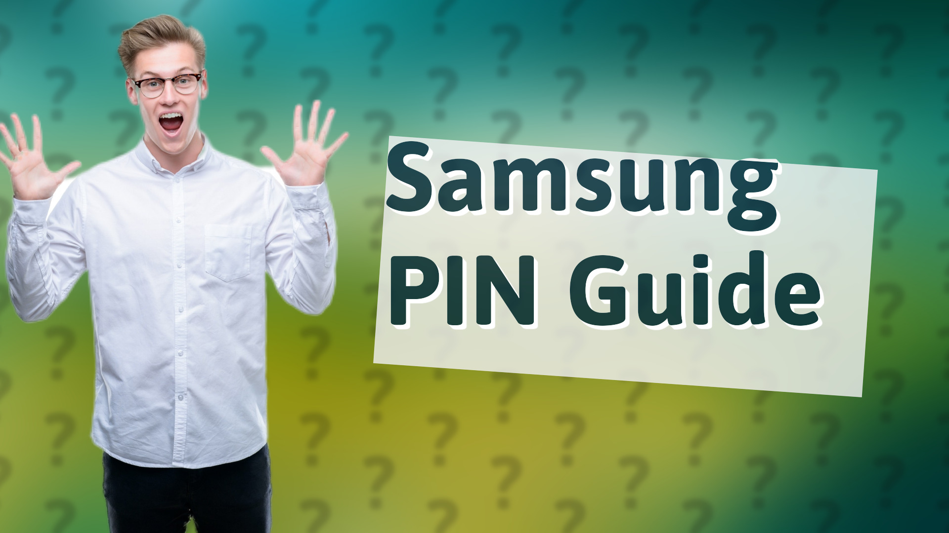 Samsung PIN Guide