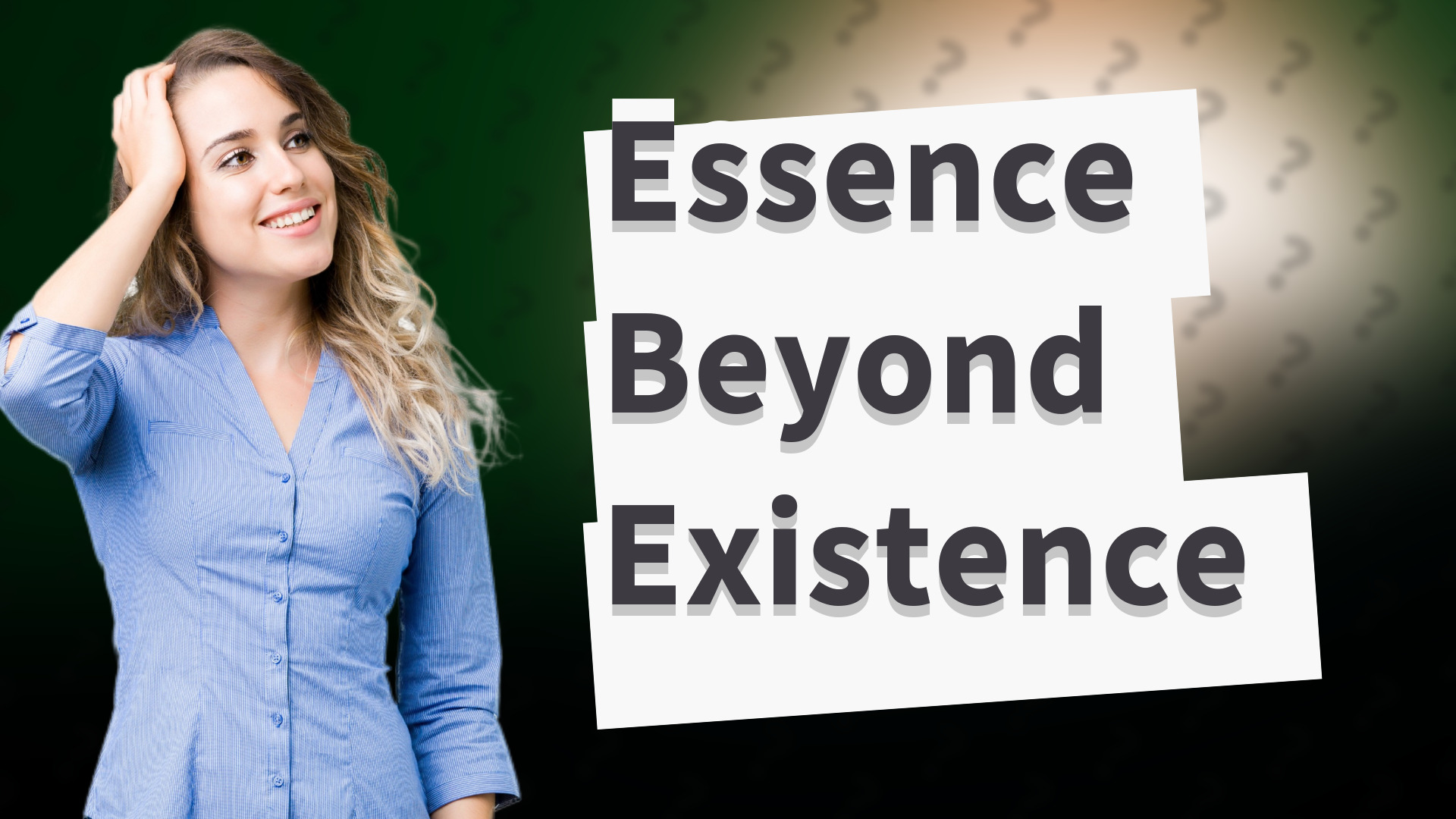 Essence Beyond Existence