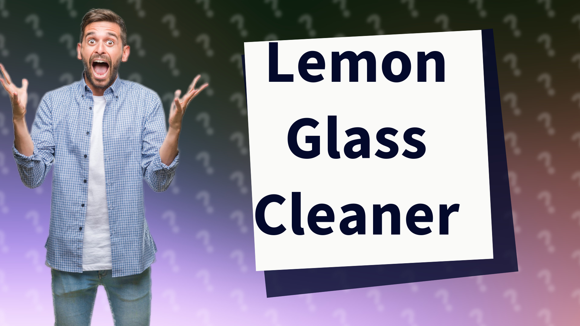 Lemon Glass Cleaner