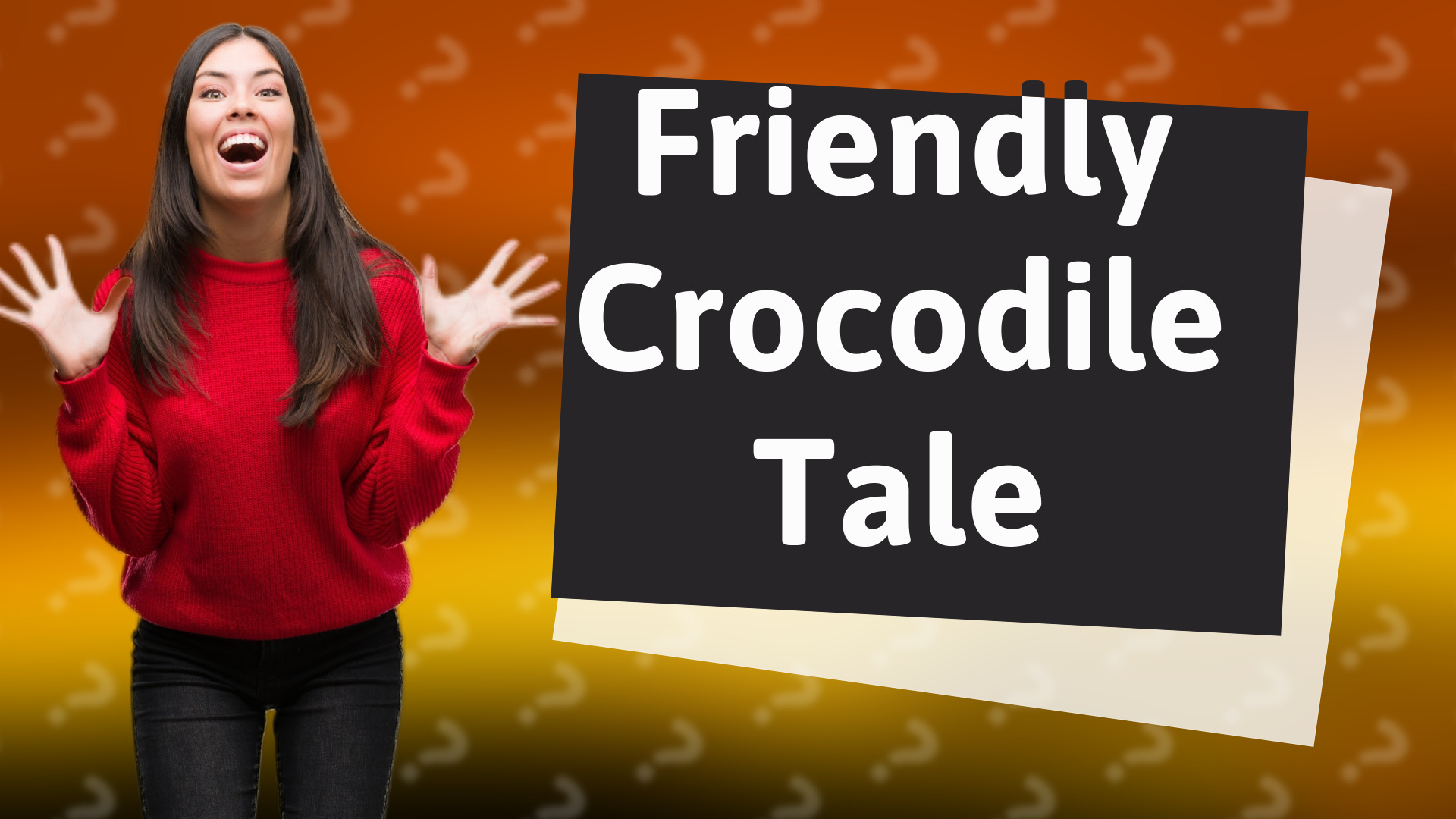 Friendly Crocodile Tale