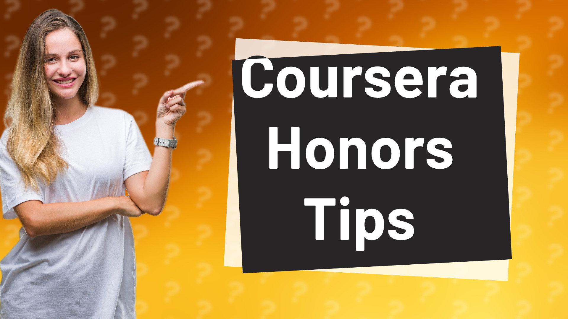 Coursera Honors Tips