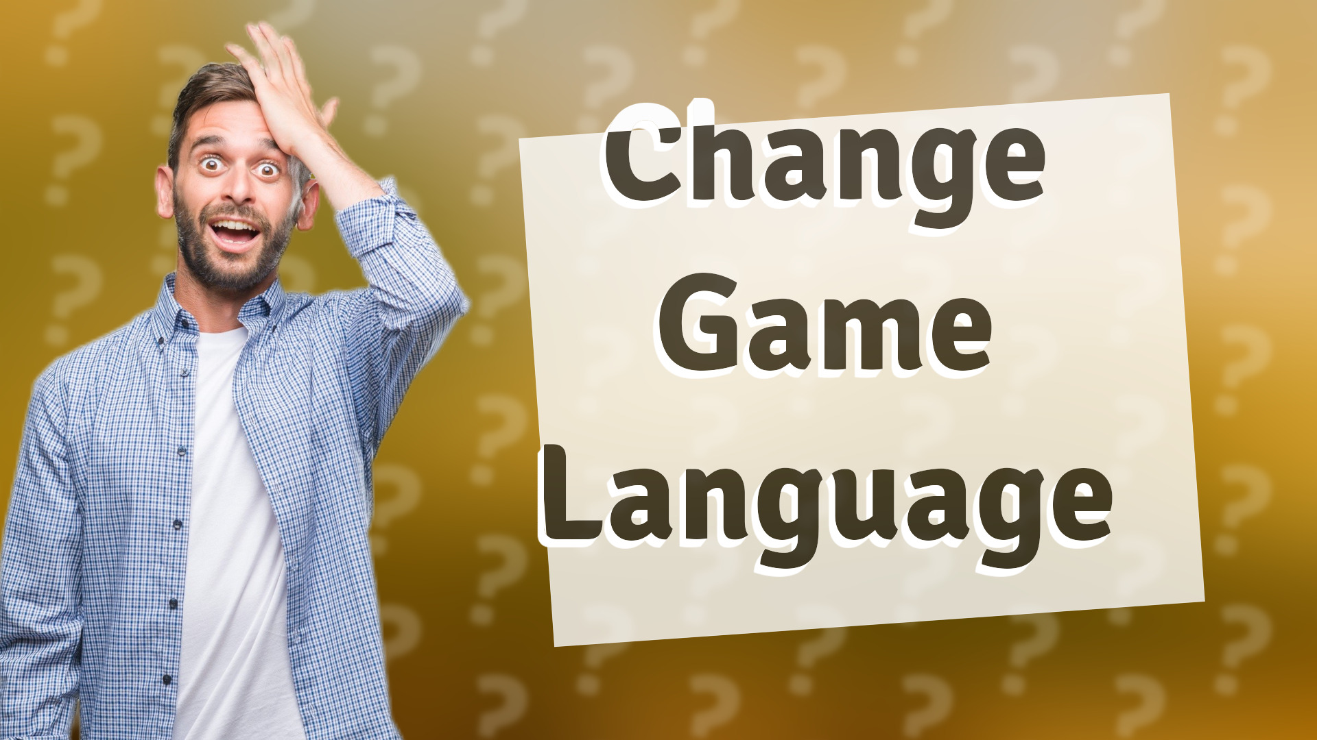 Change Game Language