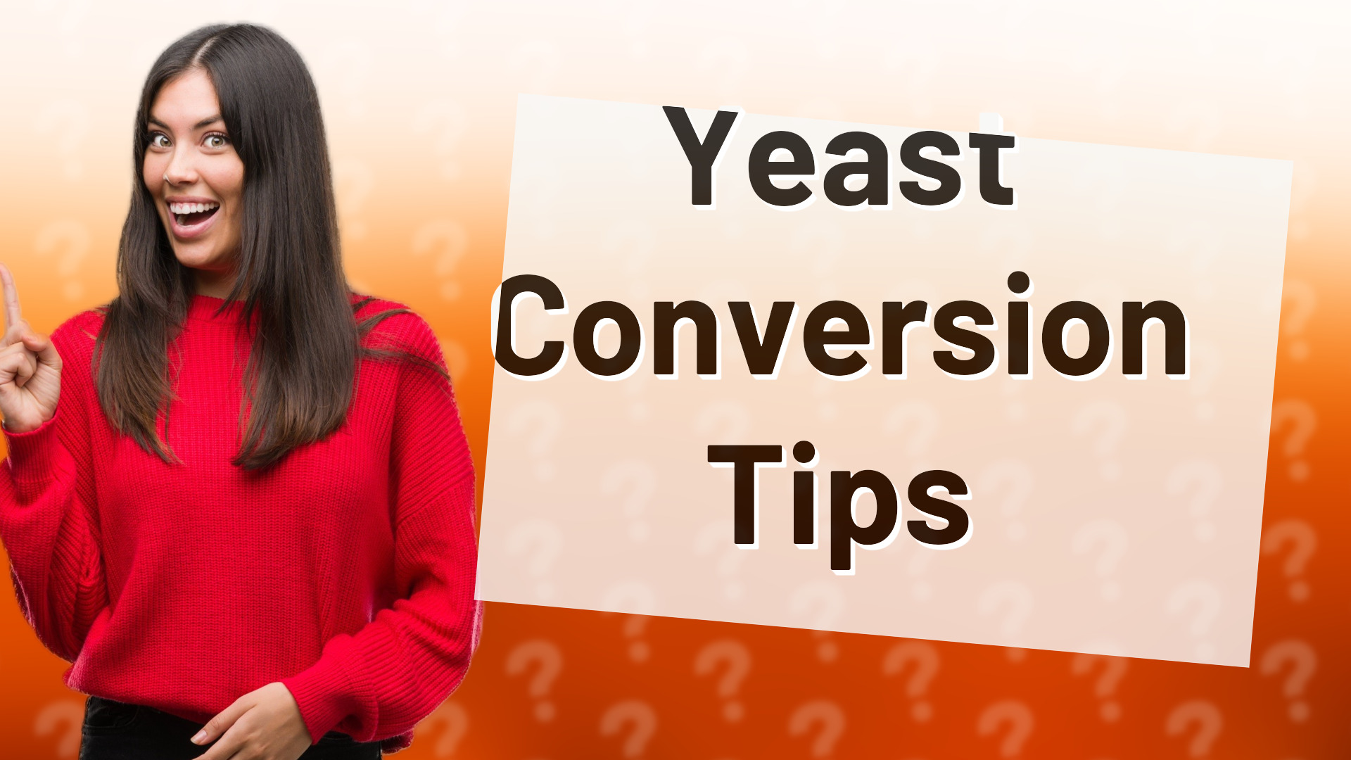 Yeast Conversion Tips