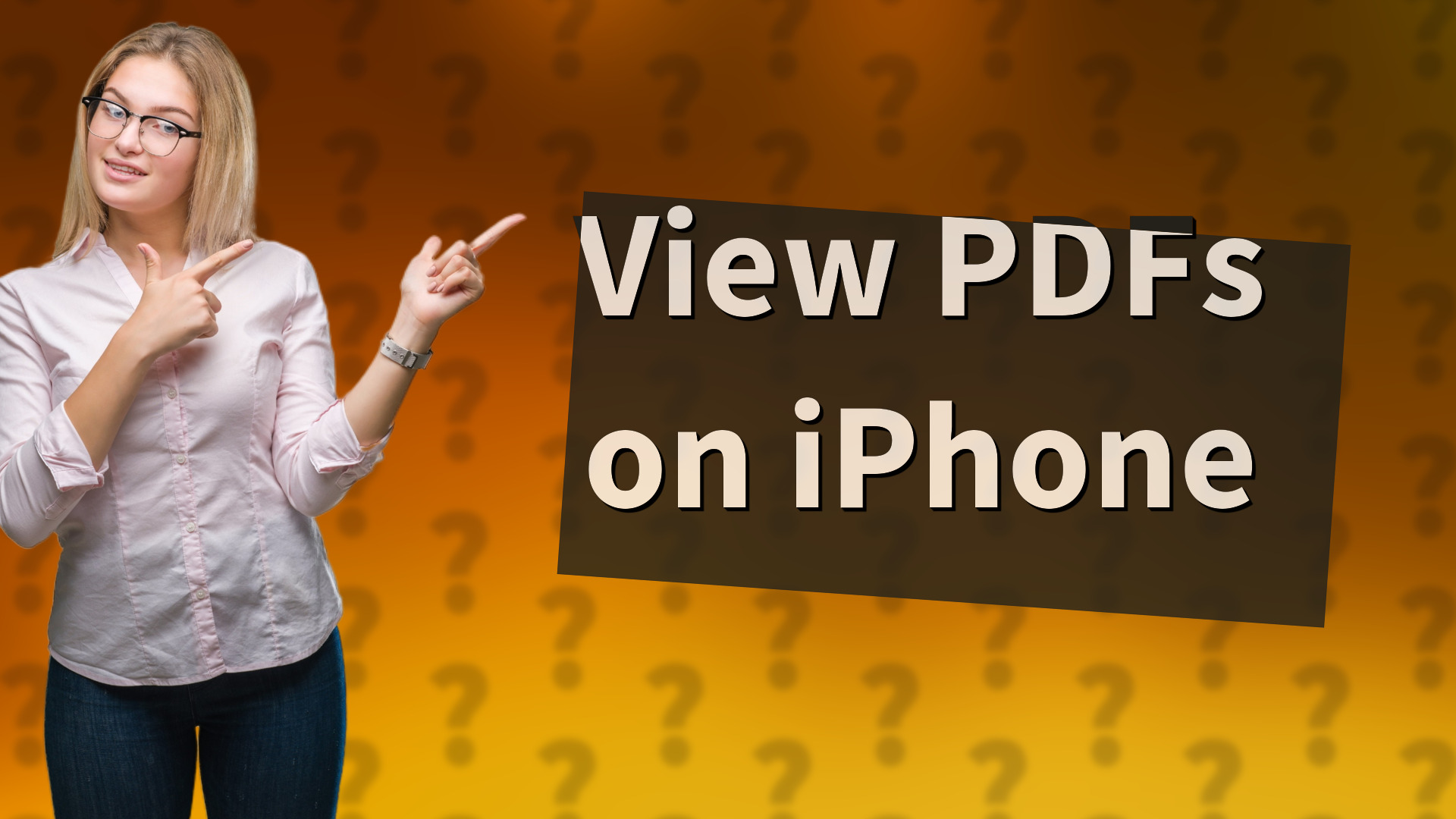 View PDFs on iPhone