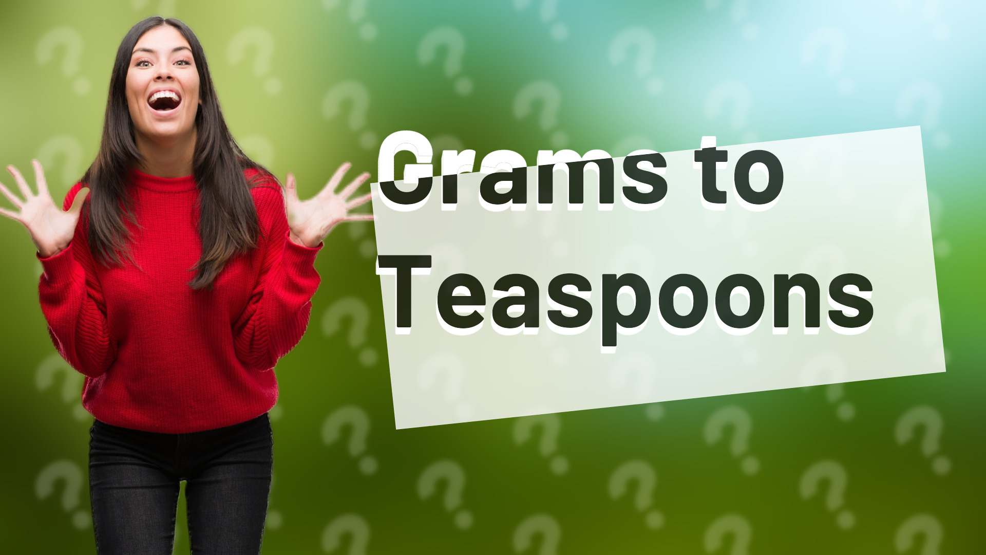 Grams to Teaspoons