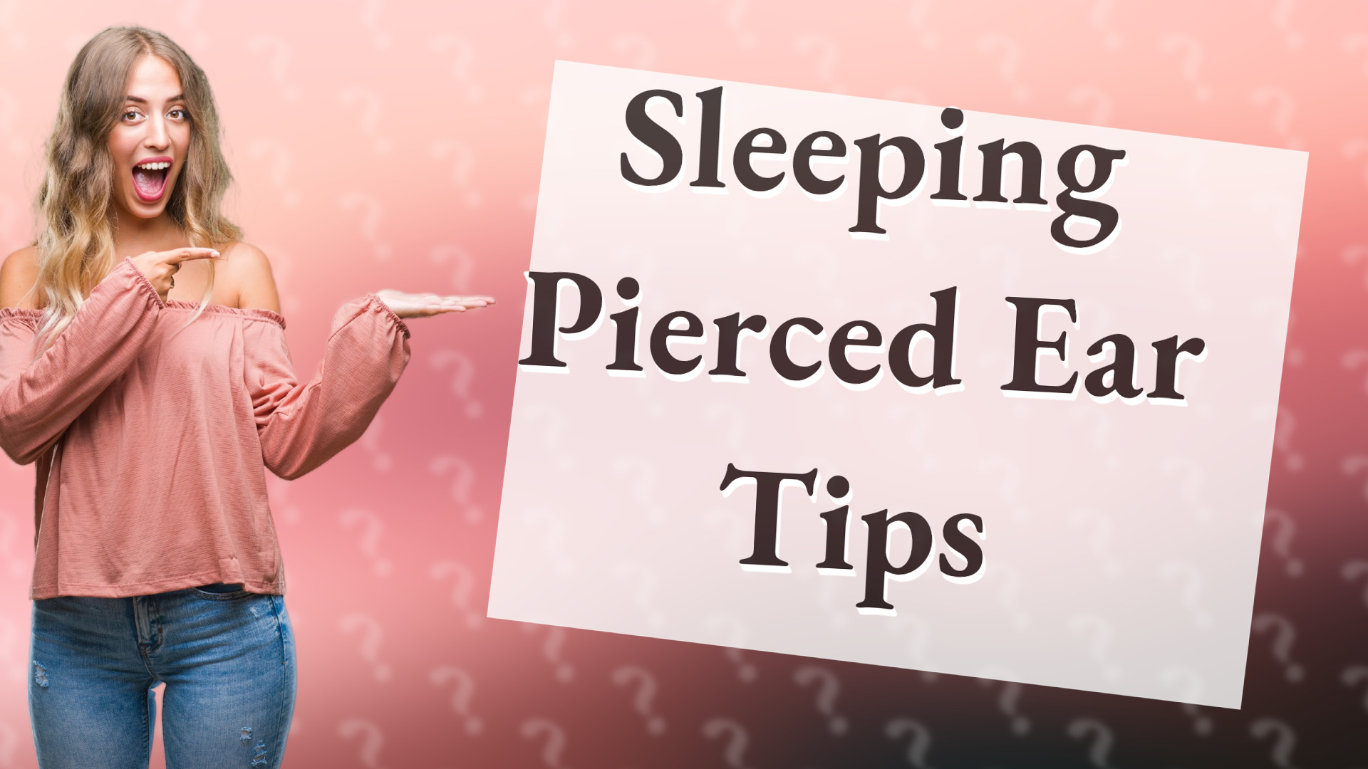 Sleeping Pierced Ear Tips