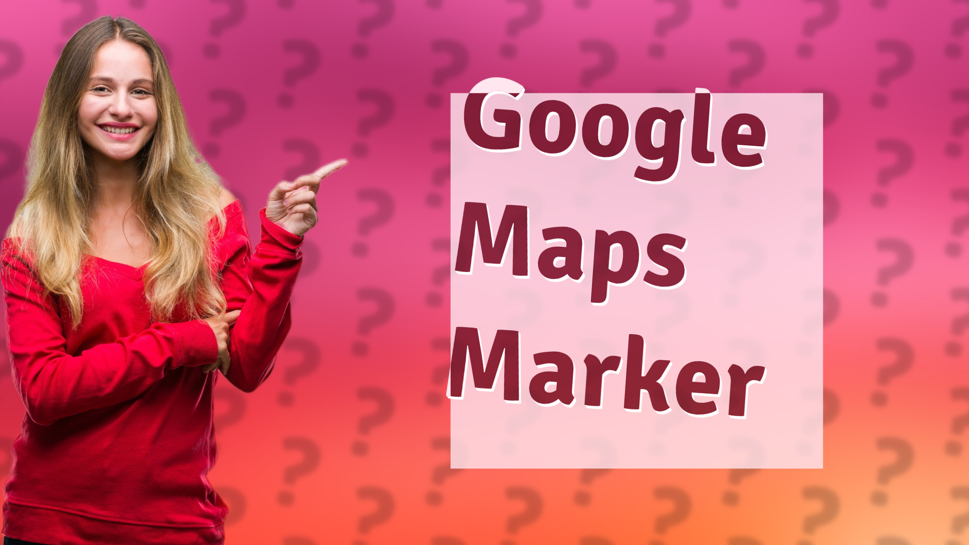 Google Maps Marker