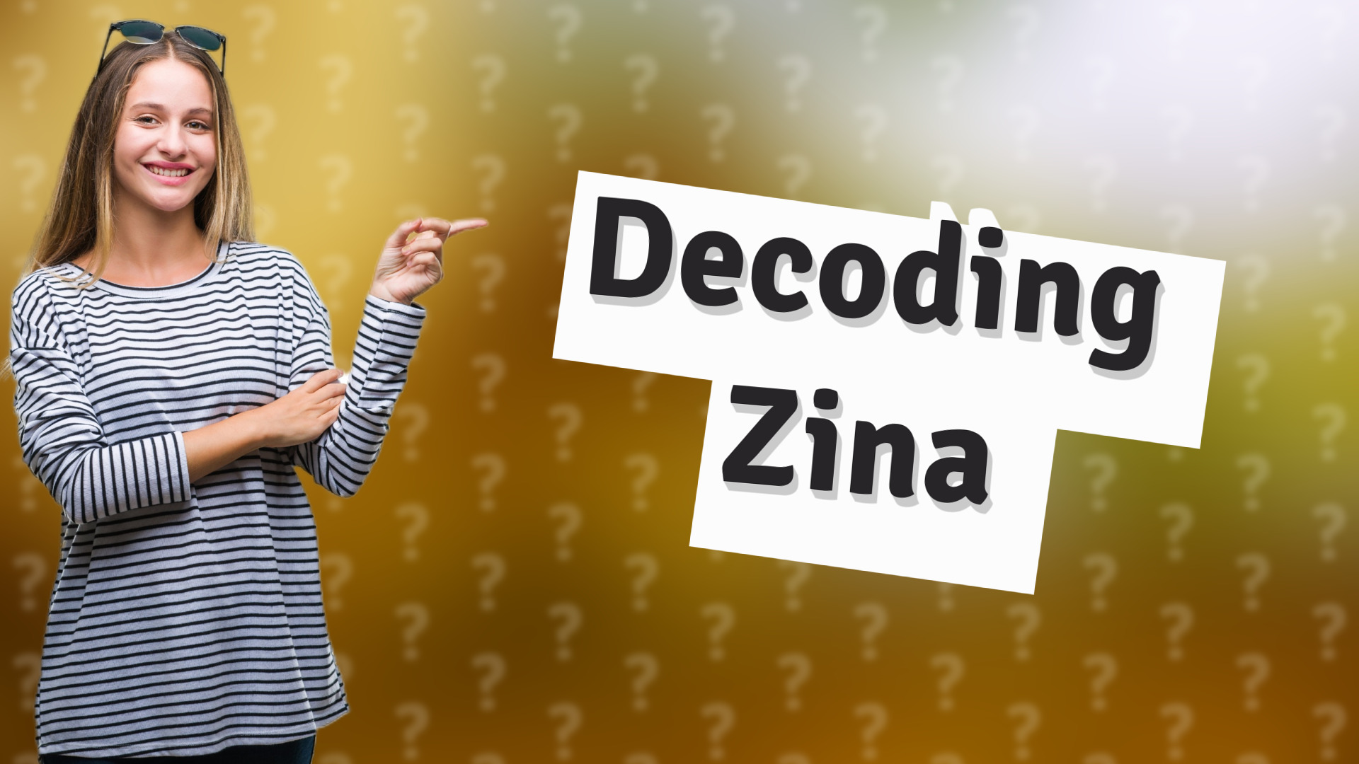 Decoding Zina