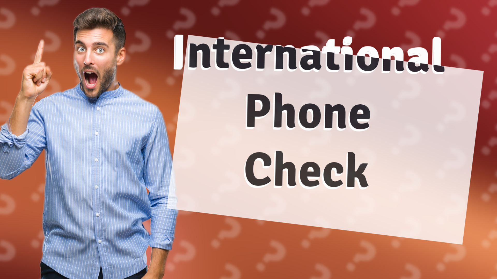 International Phone Check