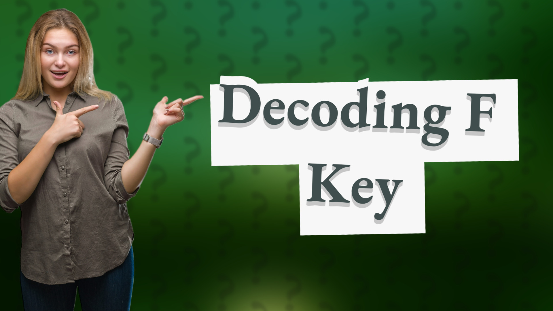 Decoding F Key