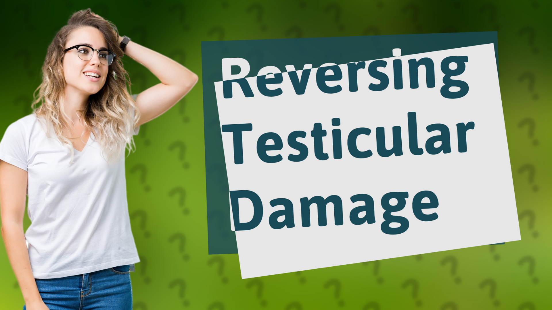 Reversing Testicular Damage