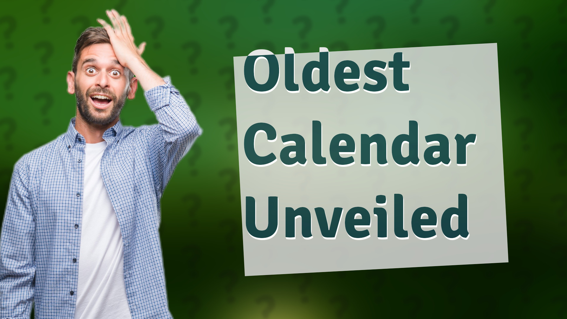 Oldest Calendar Unveiled