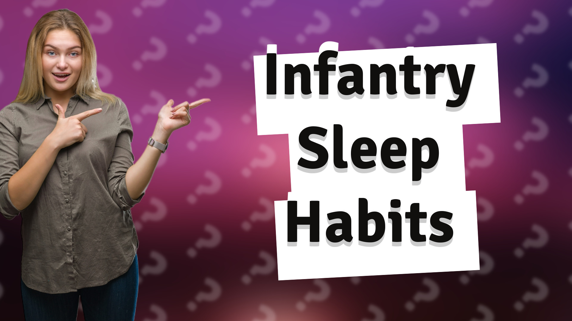 Infantry Sleep Habits